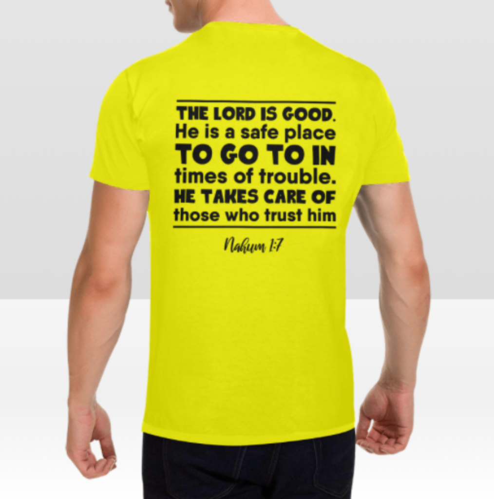 NAHUM 1:7 MENS T-SHIRT
