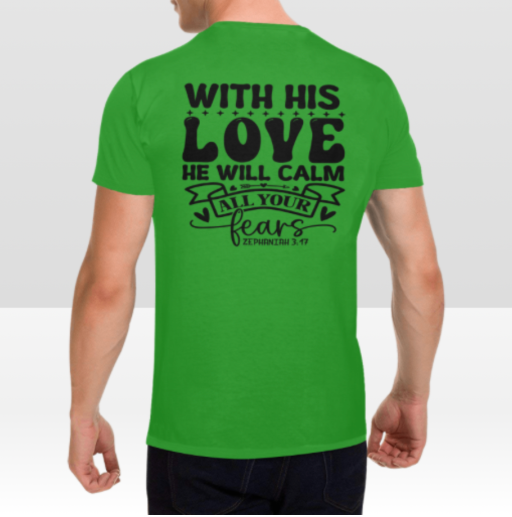 ZEPHANIAH 3:17 MENS T-SHIRT