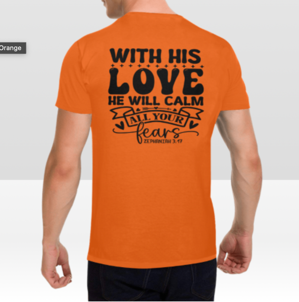 ZEPHANIAH 3:17 MENS T-SHIRT