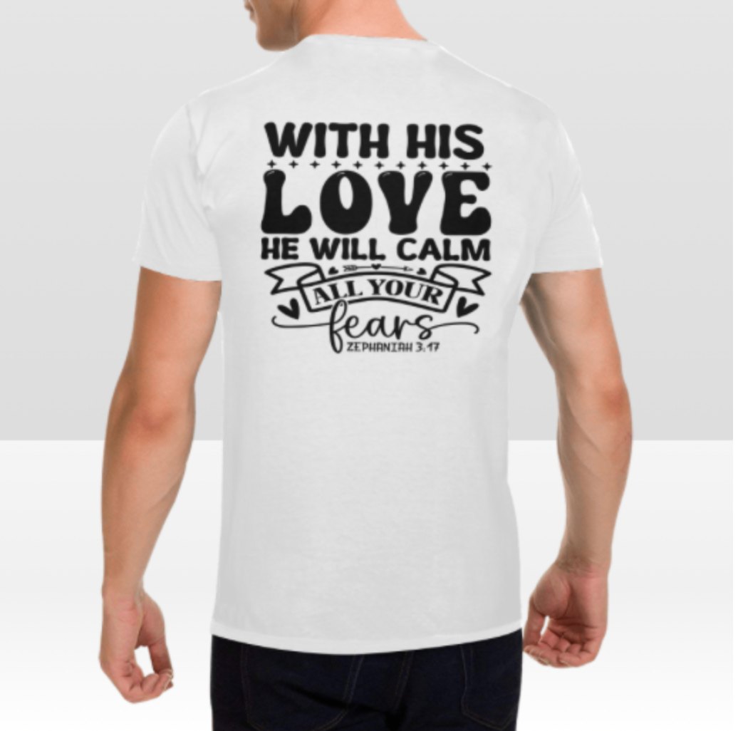 ZEPHANIAH 3:17 MENS T-SHIRT