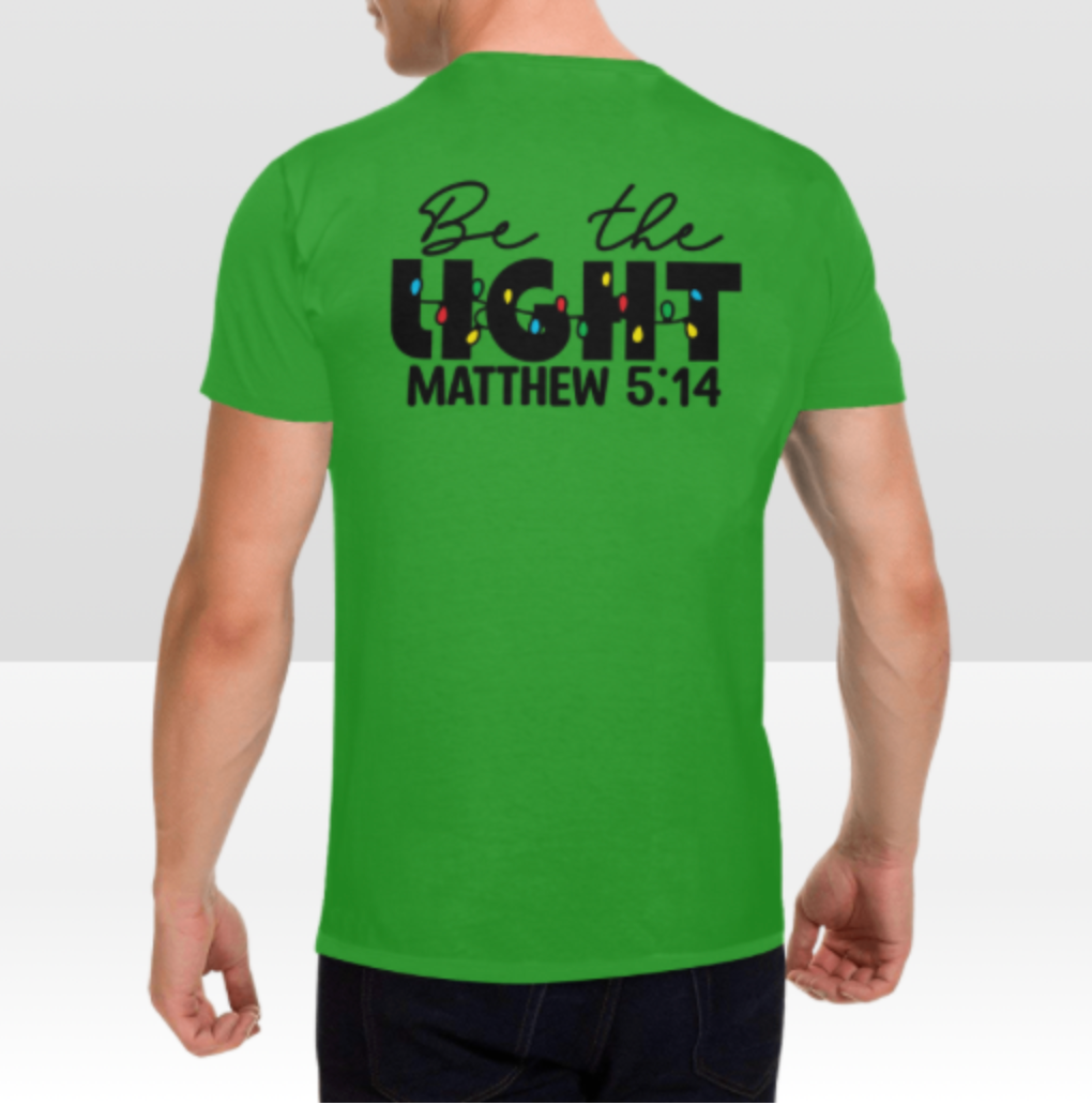 MATTHEW 5:14 MENS T-SHIRT