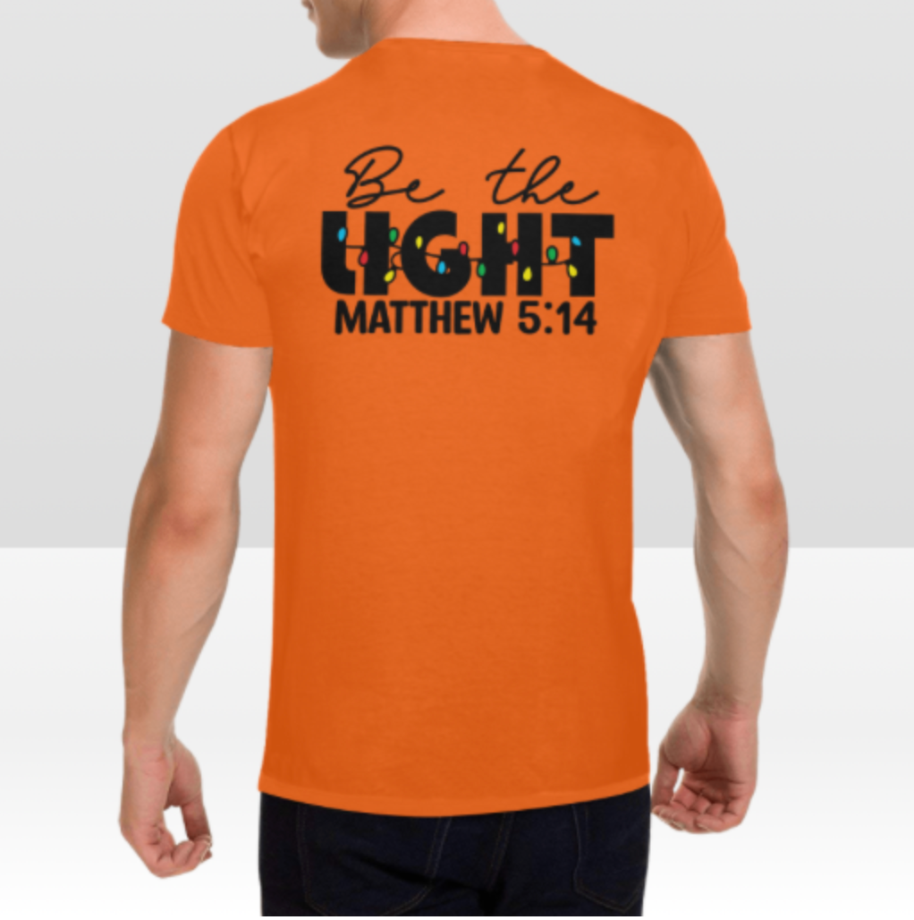 MATTHEW 5:14 MENS T-SHIRT