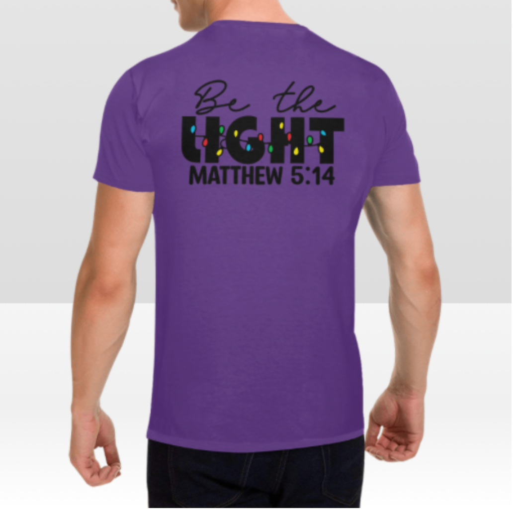 MATTHEW 5:14 MENS T-SHIRT