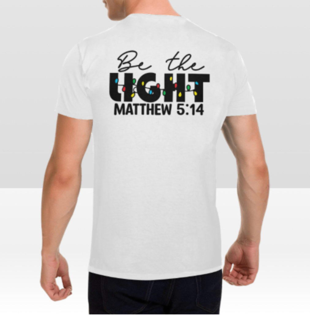 MATTHEW 5:14 MENS T-SHIRT