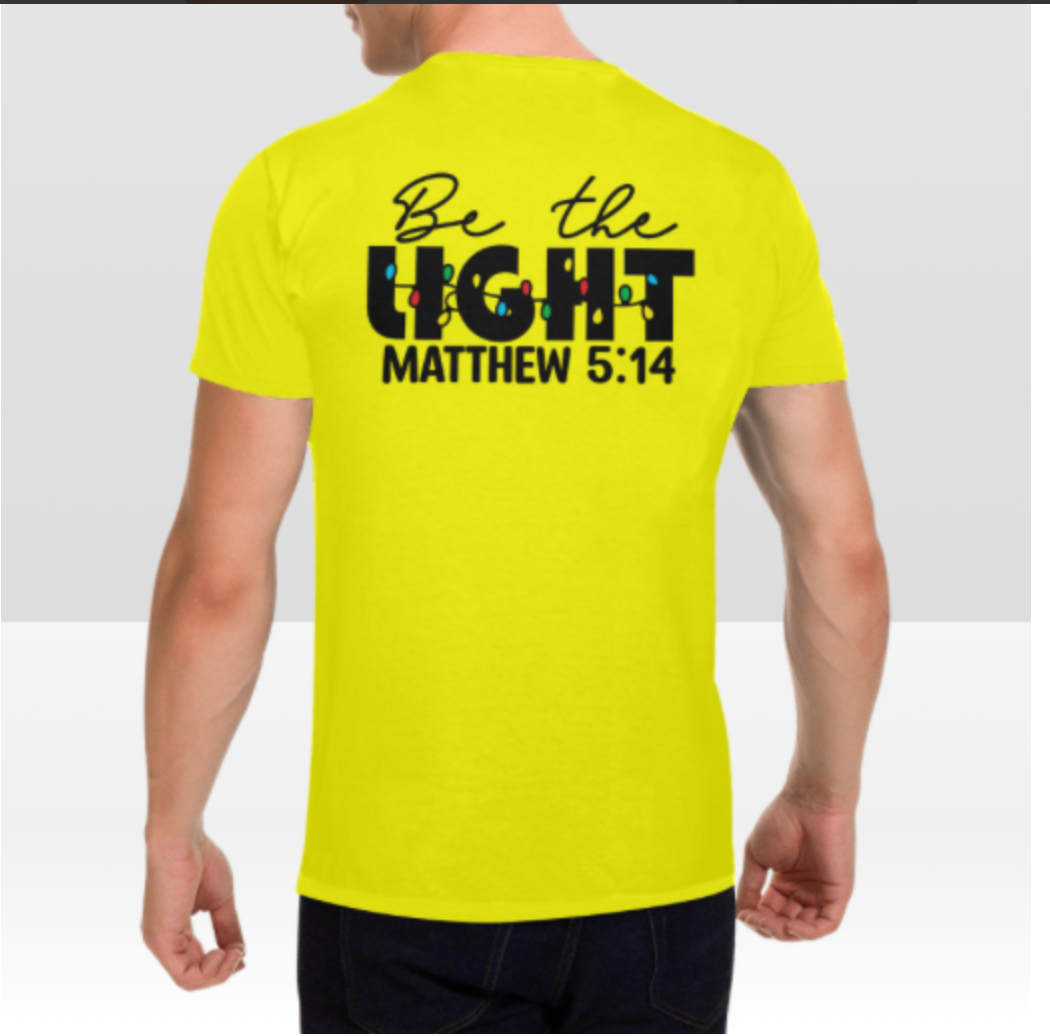 MATTHEW 5:14 MENS T-SHIRT