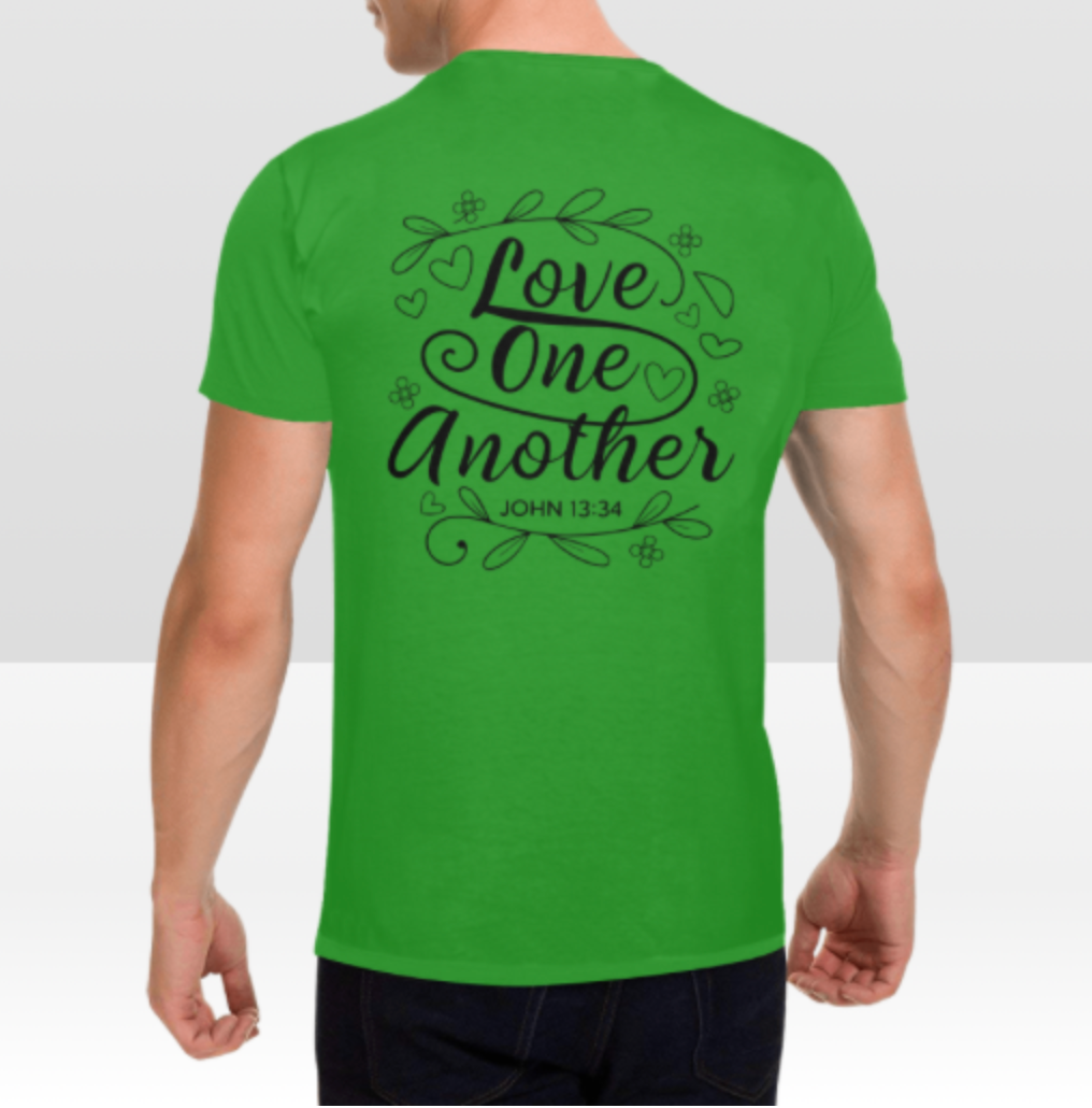 JOHN 13:34 MENS T-SHIRT