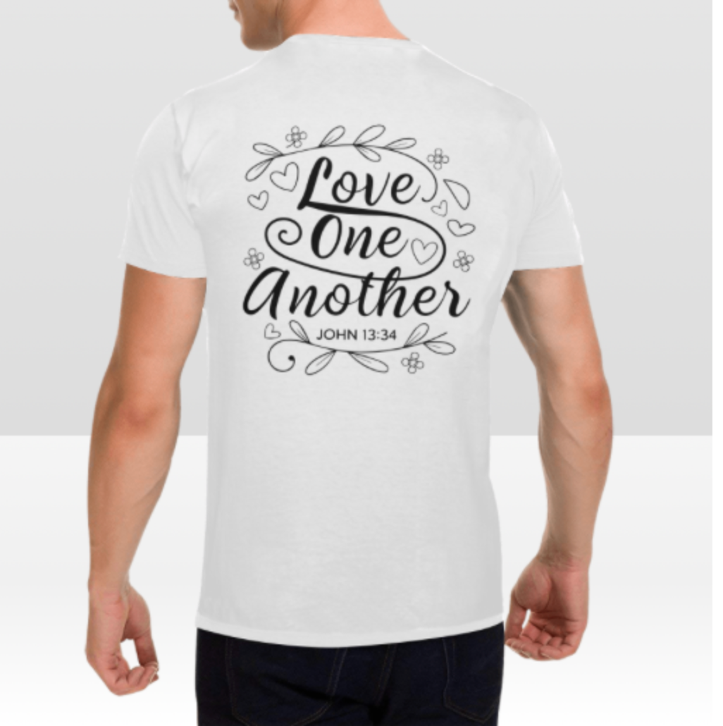 JOHN 13:34 MENS T-SHIRT