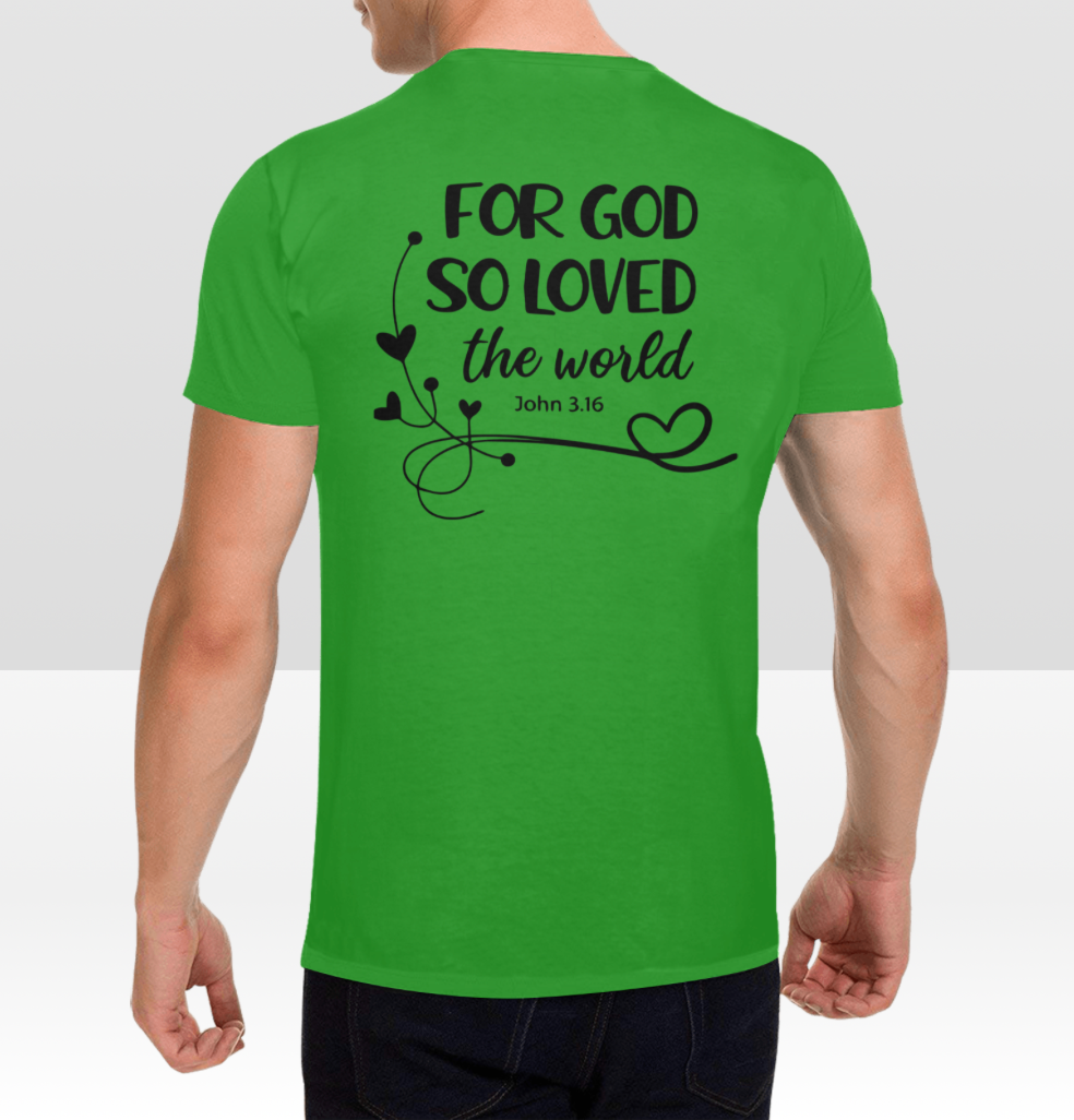 JOHN 3:16 MENS T-SHIRT