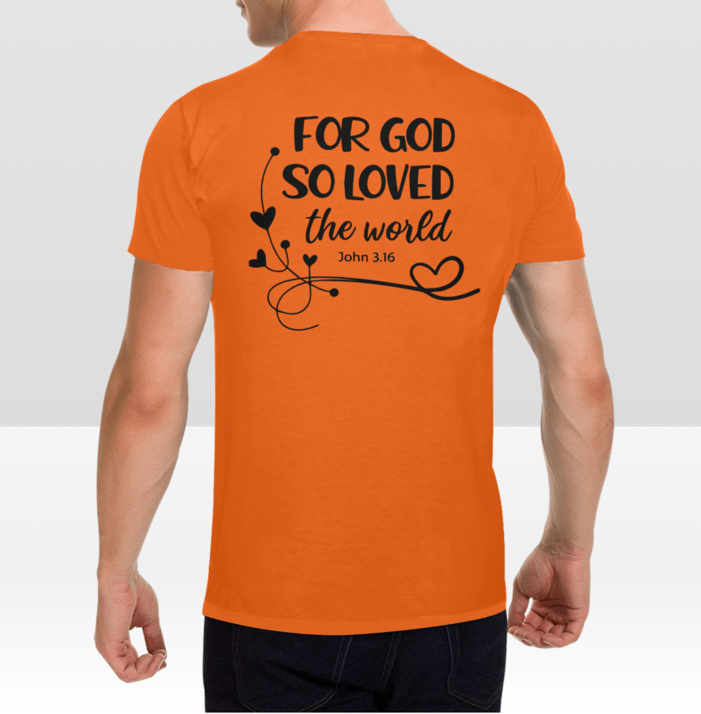 JOHN 3:16 MENS T-SHIRT