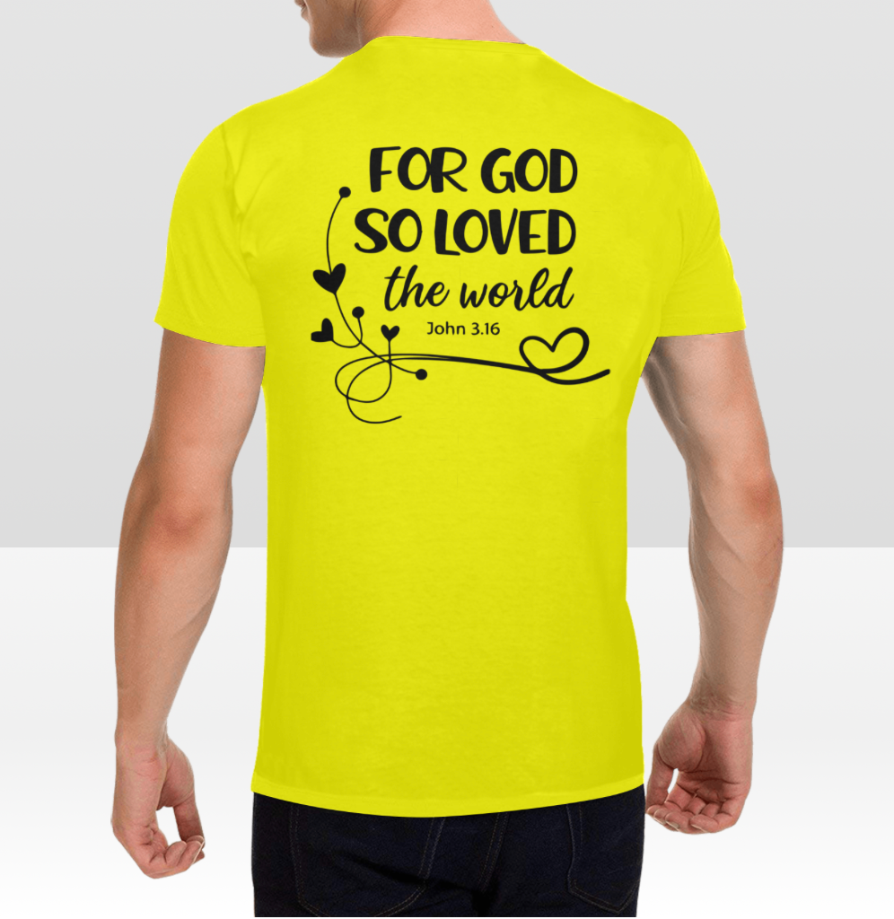 JOHN 3:16 MENS T-SHIRT