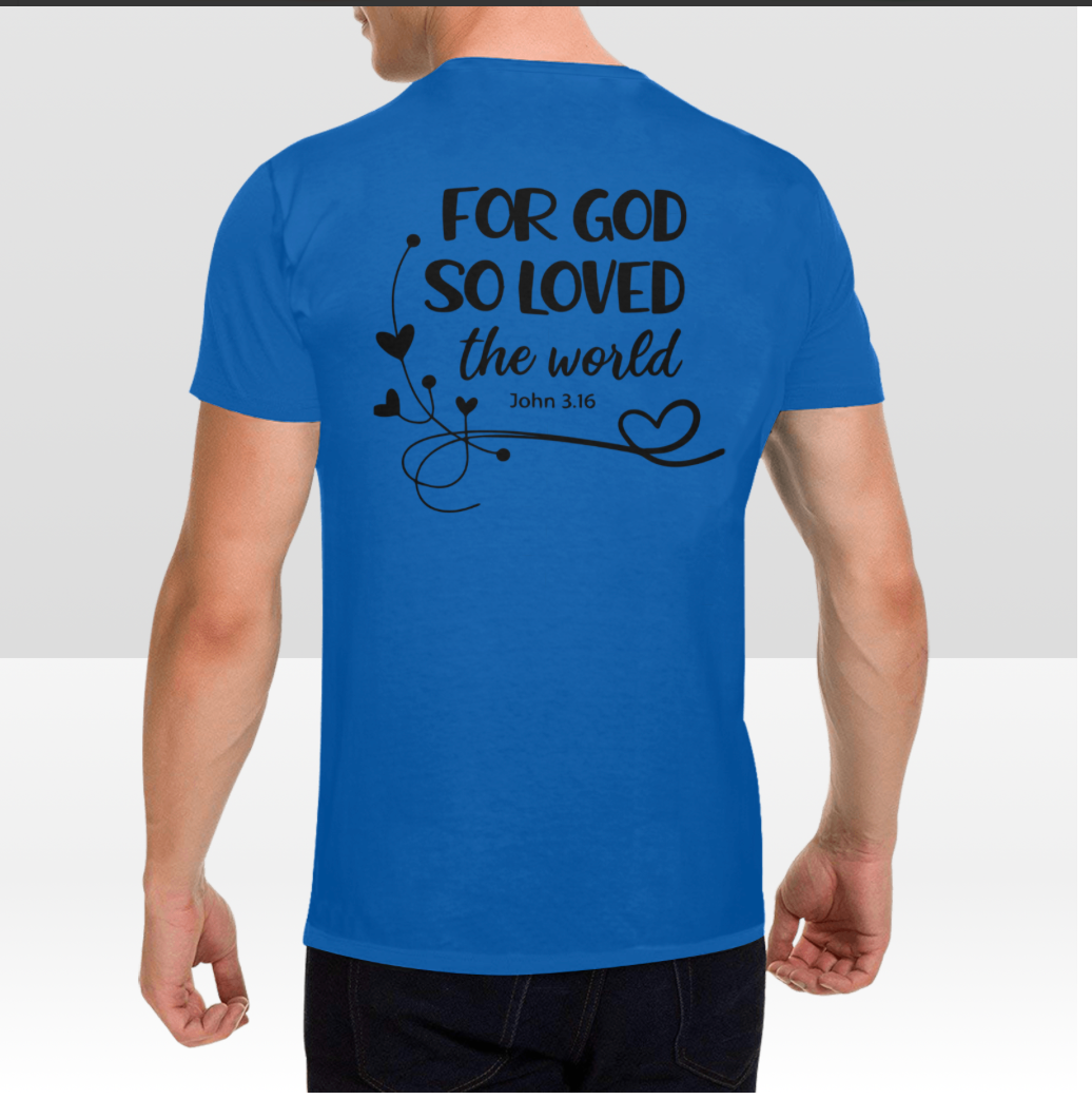 JOHN 3:16 MENS T-SHIRT