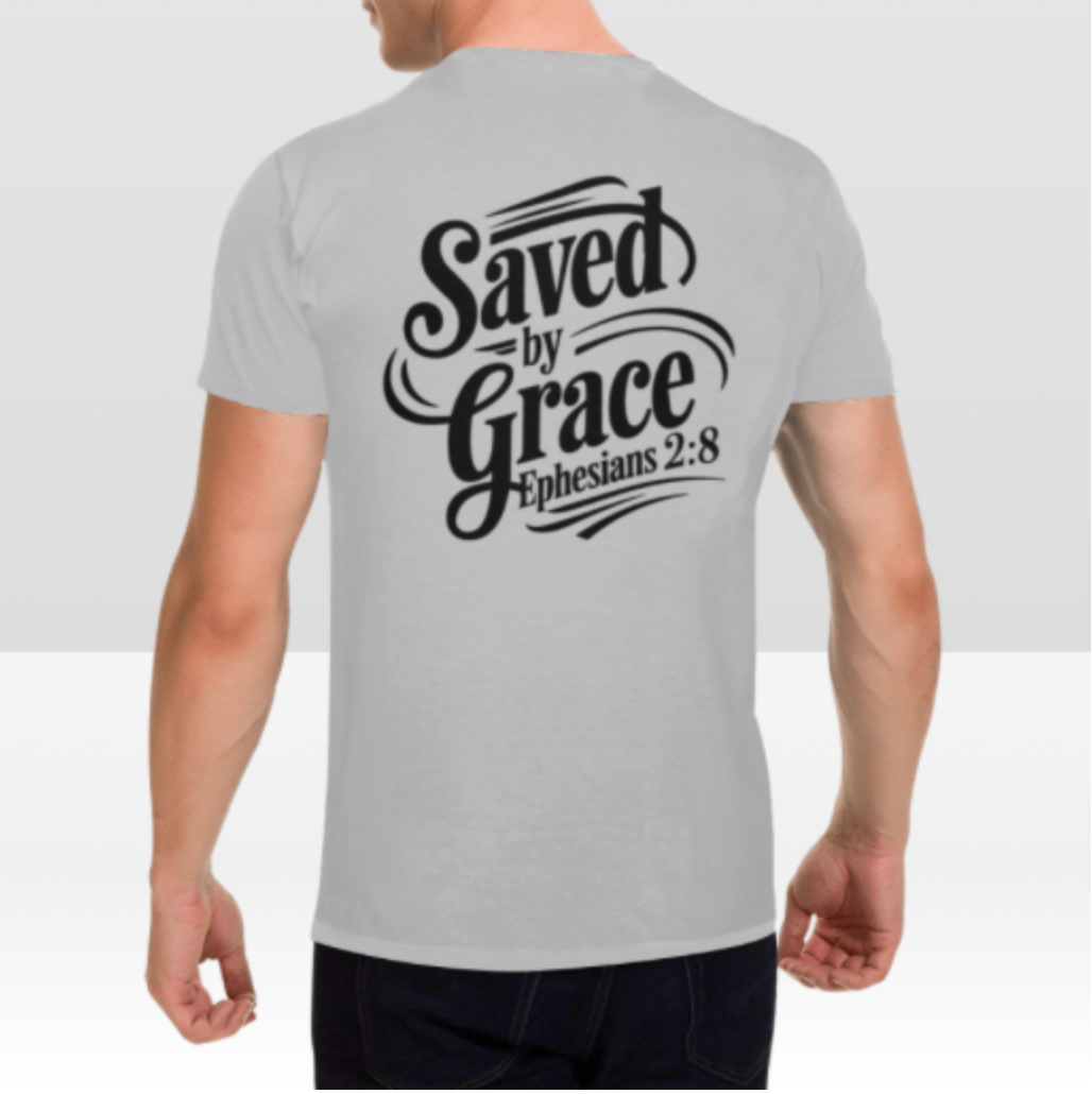 EPHESIANS 2:8 MENS T-SHIRT