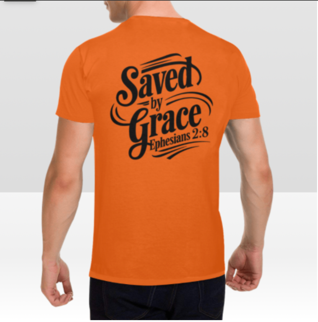 EPHESIANS 2:8 MENS T-SHIRT