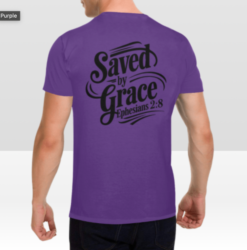 EPHESIANS 2:8 MENS T-SHIRT