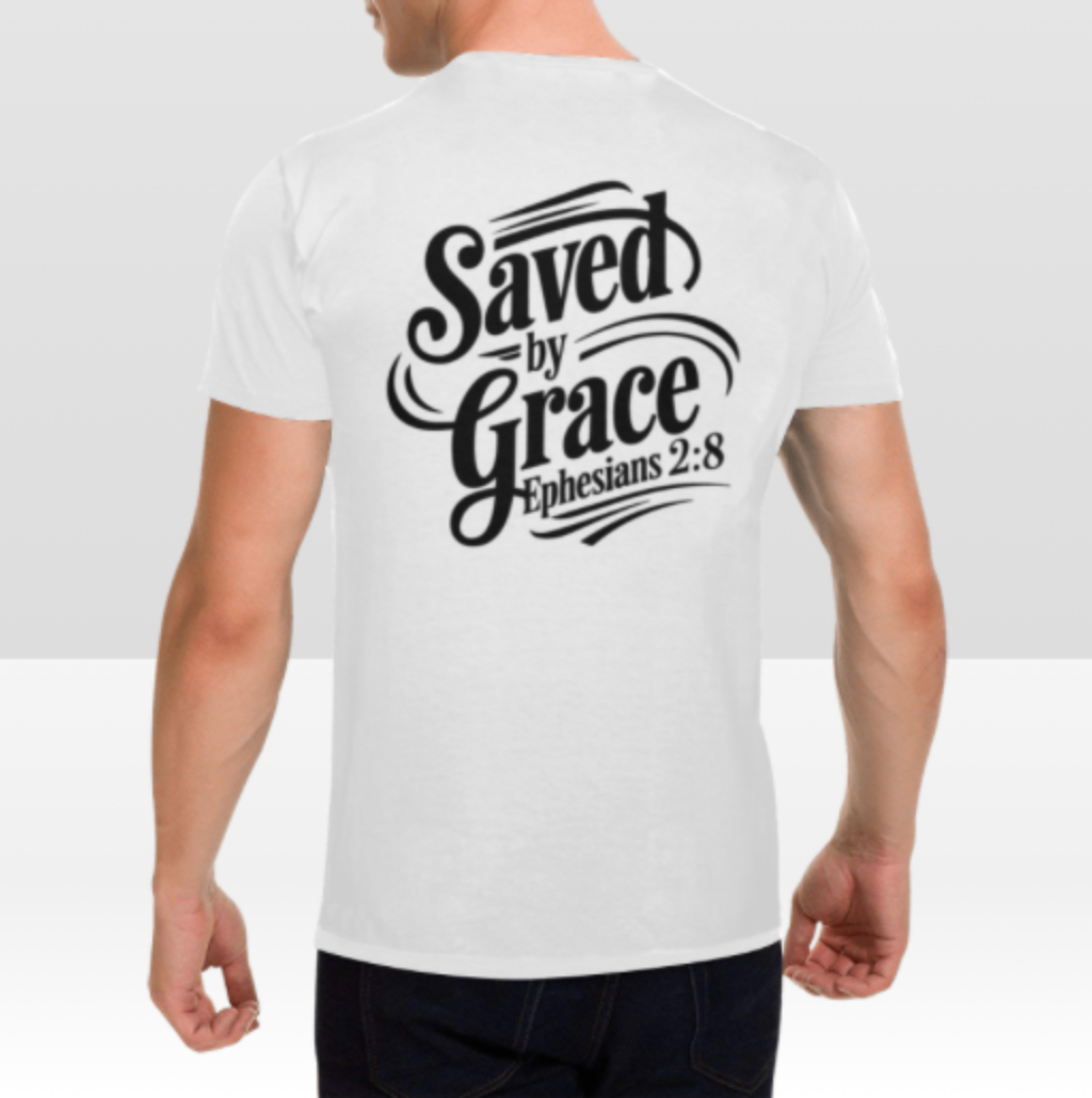 EPHESIANS 2:8 MENS T-SHIRT