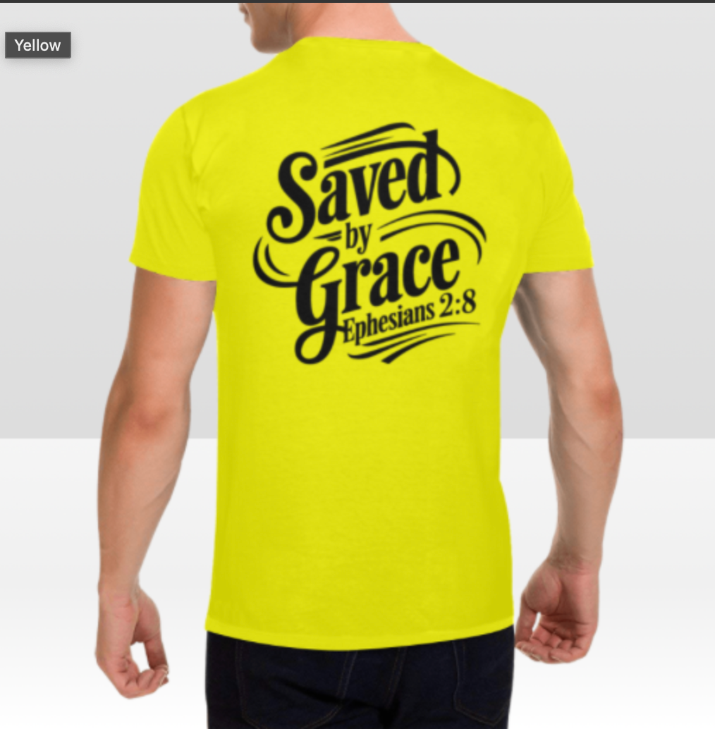 EPHESIANS 2:8 MENS T-SHIRT