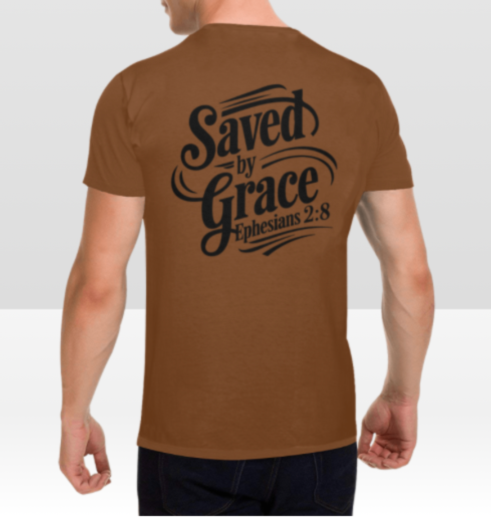 EPHESIANS 2:8 MENS T-SHIRT
