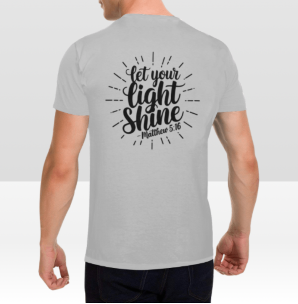 MATTHEW 5:16 MENS T-SHIRT