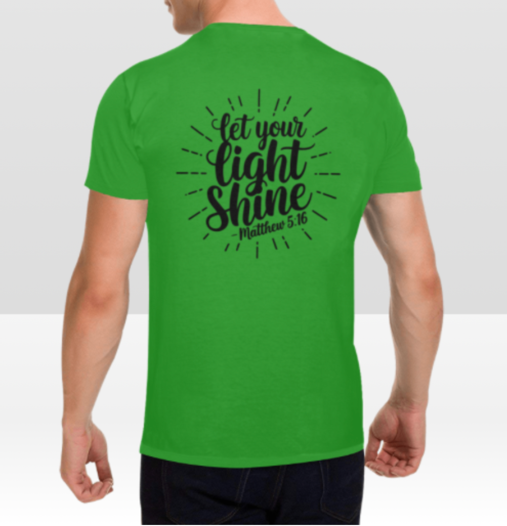 MATTHEW 5:16 MENS T-SHIRT