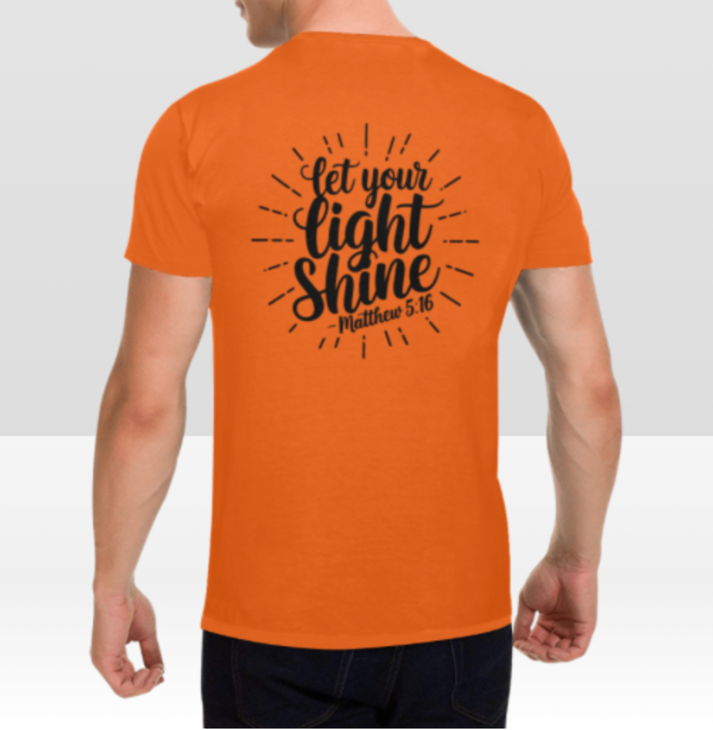 MATTHEW 5:16 MENS T-SHIRT