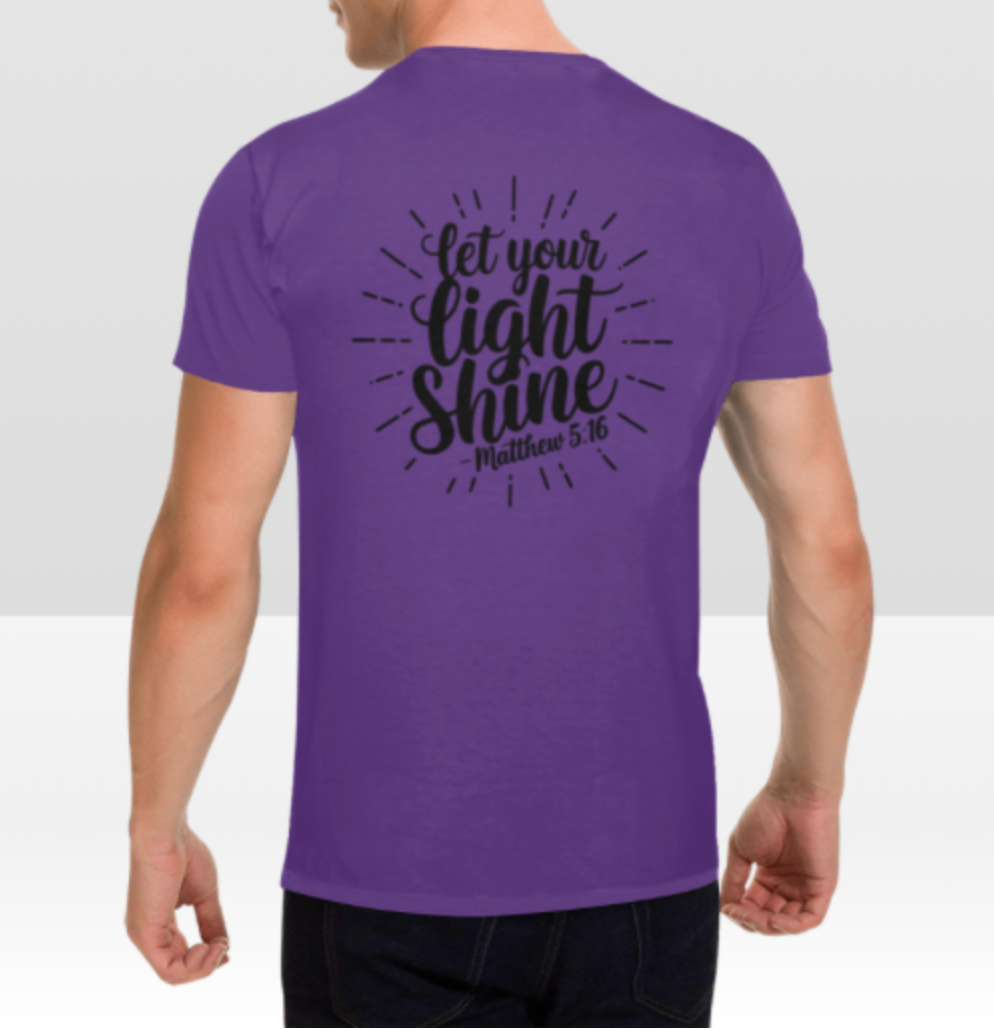 MATTHEW 5:16 MENS T-SHIRT