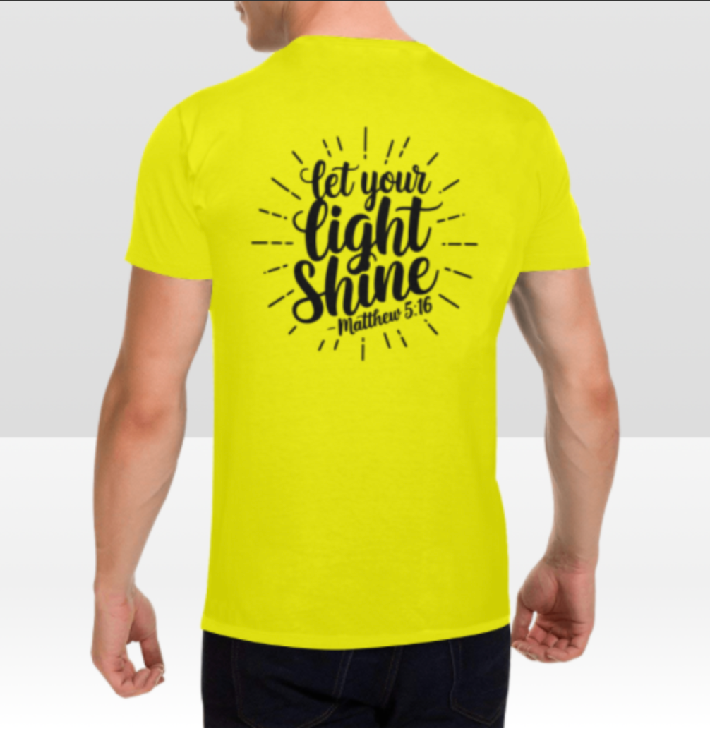 MATTHEW 5:16 MENS T-SHIRT