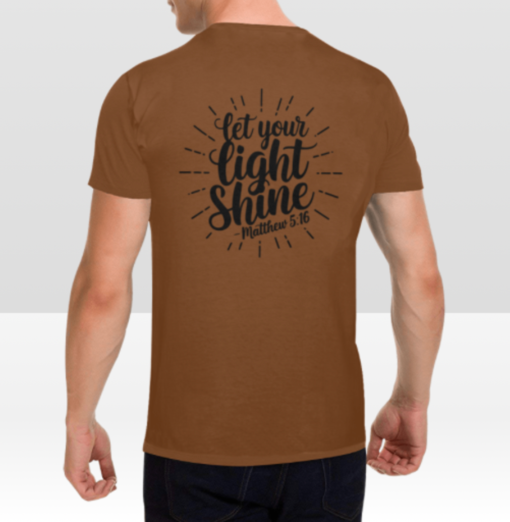 MATTHEW 5:16 MENS T-SHIRT