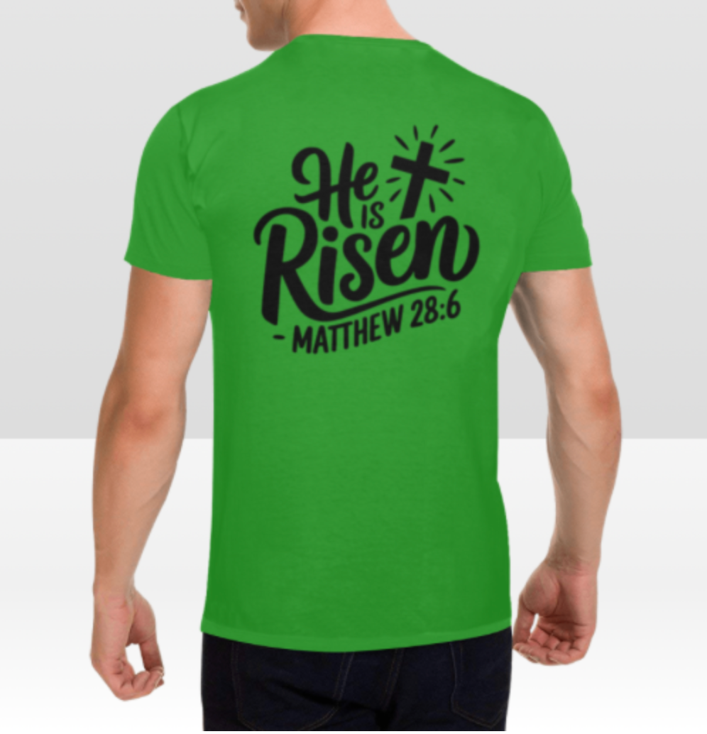 MATTHEW 28:6 MENS T-SHIRT