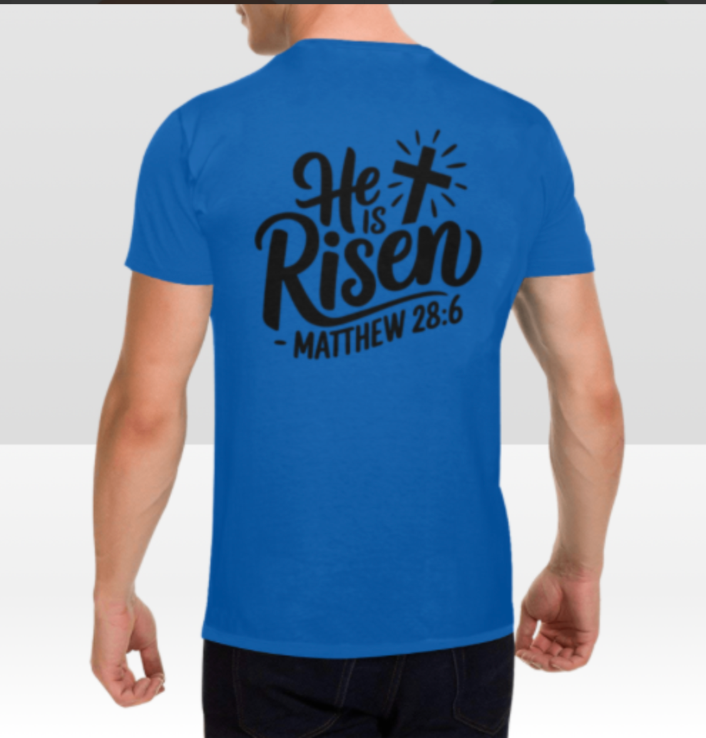 MATTHEW 28:6 MENS T-SHIRT