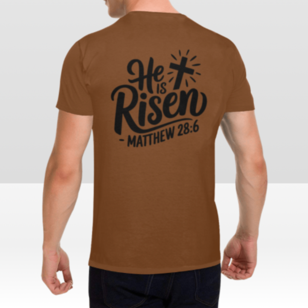 MATTHEW 28:6 MENS T-SHIRT