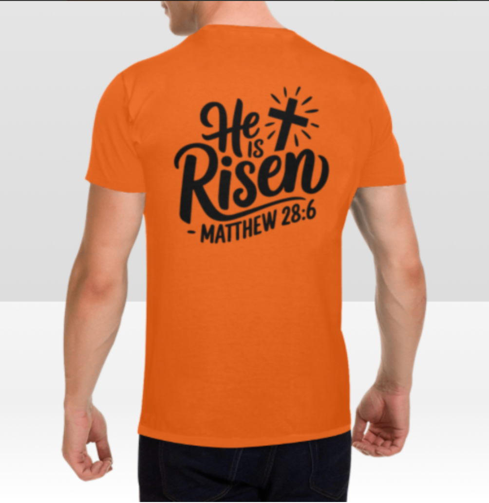 MATTHEW 28:6 MENS T-SHIRT