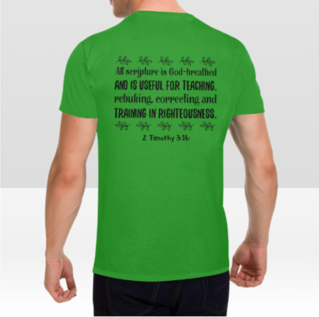 2 TIMOTHY 3:16 MENS T-SHIRT