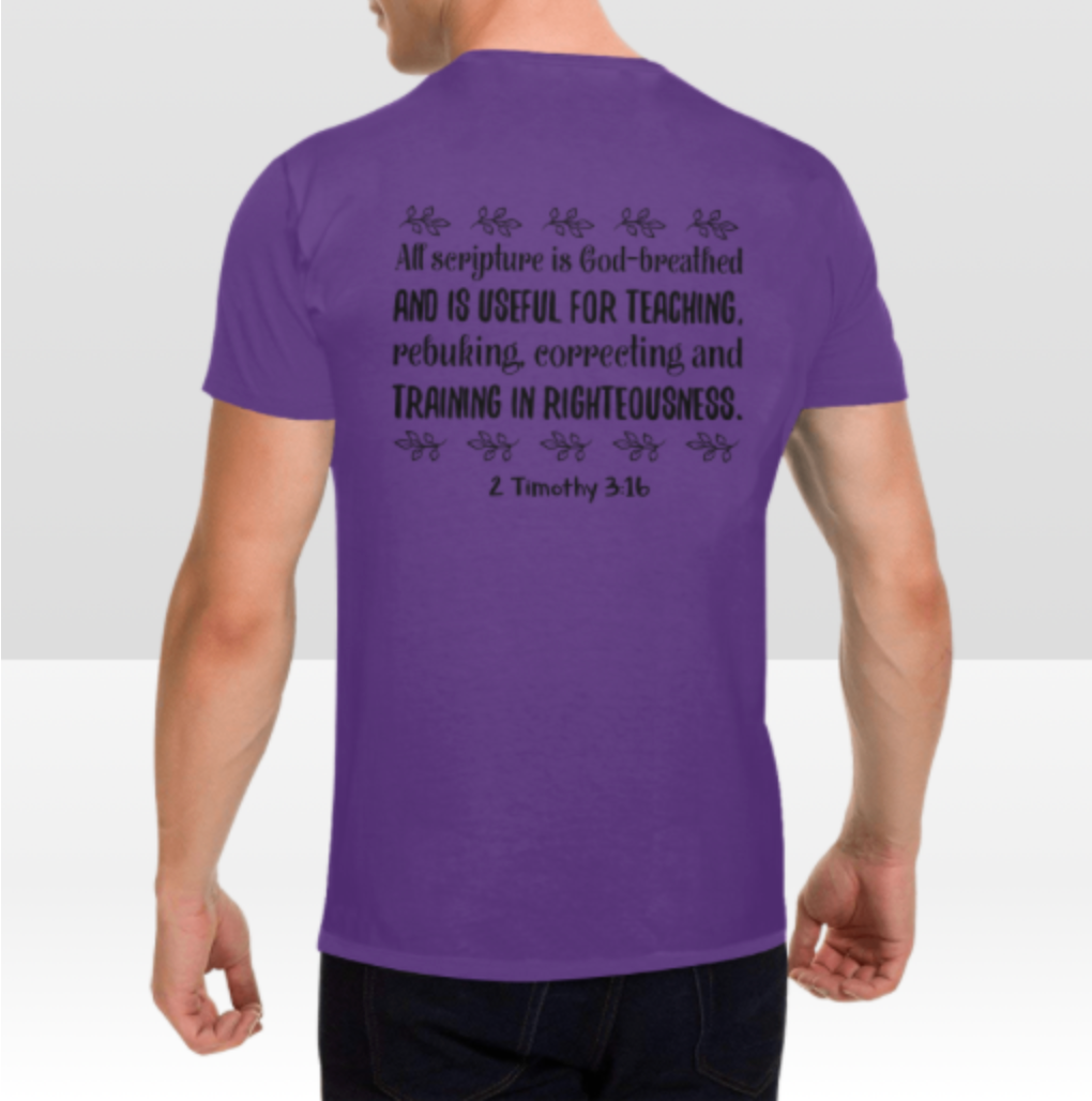 2 TIMOTHY 3:16 MENS T-SHIRT