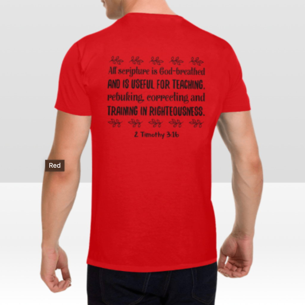 2 TIMOTHY 3:16 MENS T-SHIRT
