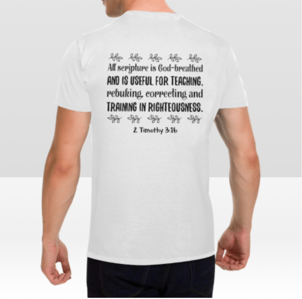 2 TIMOTHY 3:16 MENS T-SHIRT