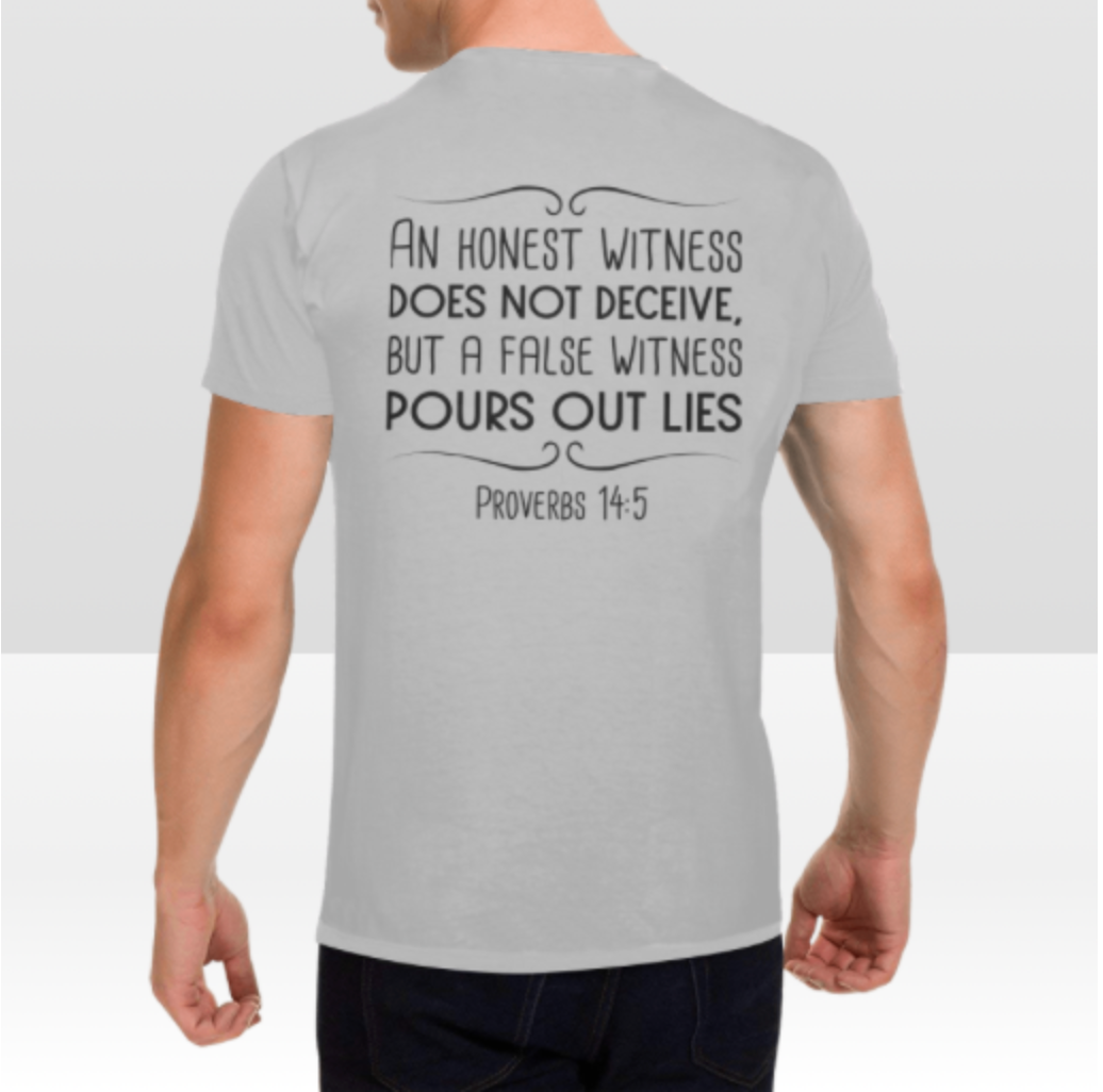 PROVERBS 14:5 MENS T-SHIRT