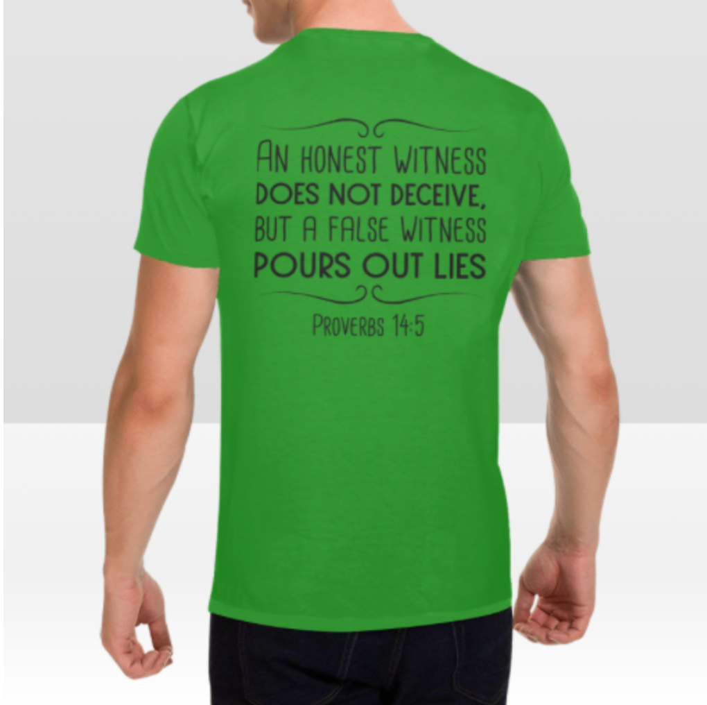 PROVERBS 14:5 MENS T-SHIRT