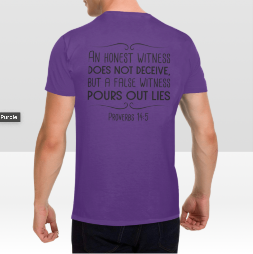 PROVERBS 14:5 MENS T-SHIRT