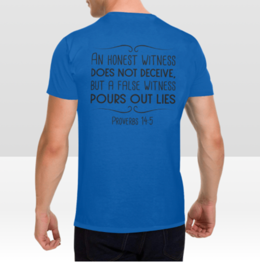 PROVERBS 14:5 MENS T-SHIRT