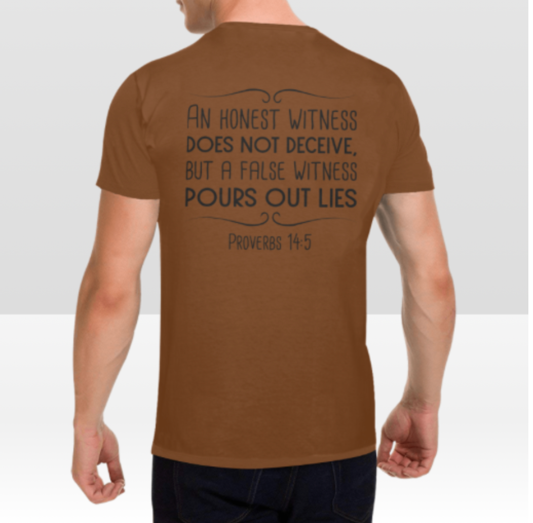 PROVERBS 14:5 MENS T-SHIRT