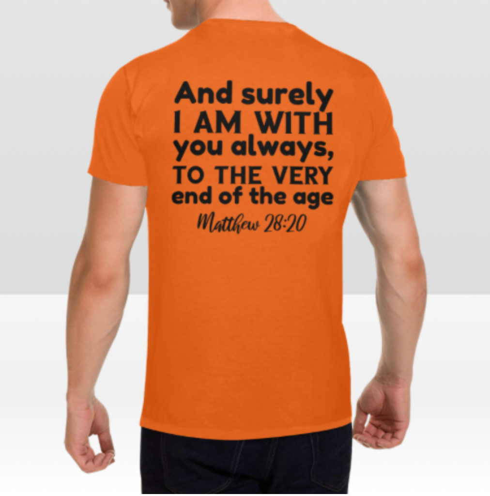 MATTHEW 28:20 MENS T-SHIRT