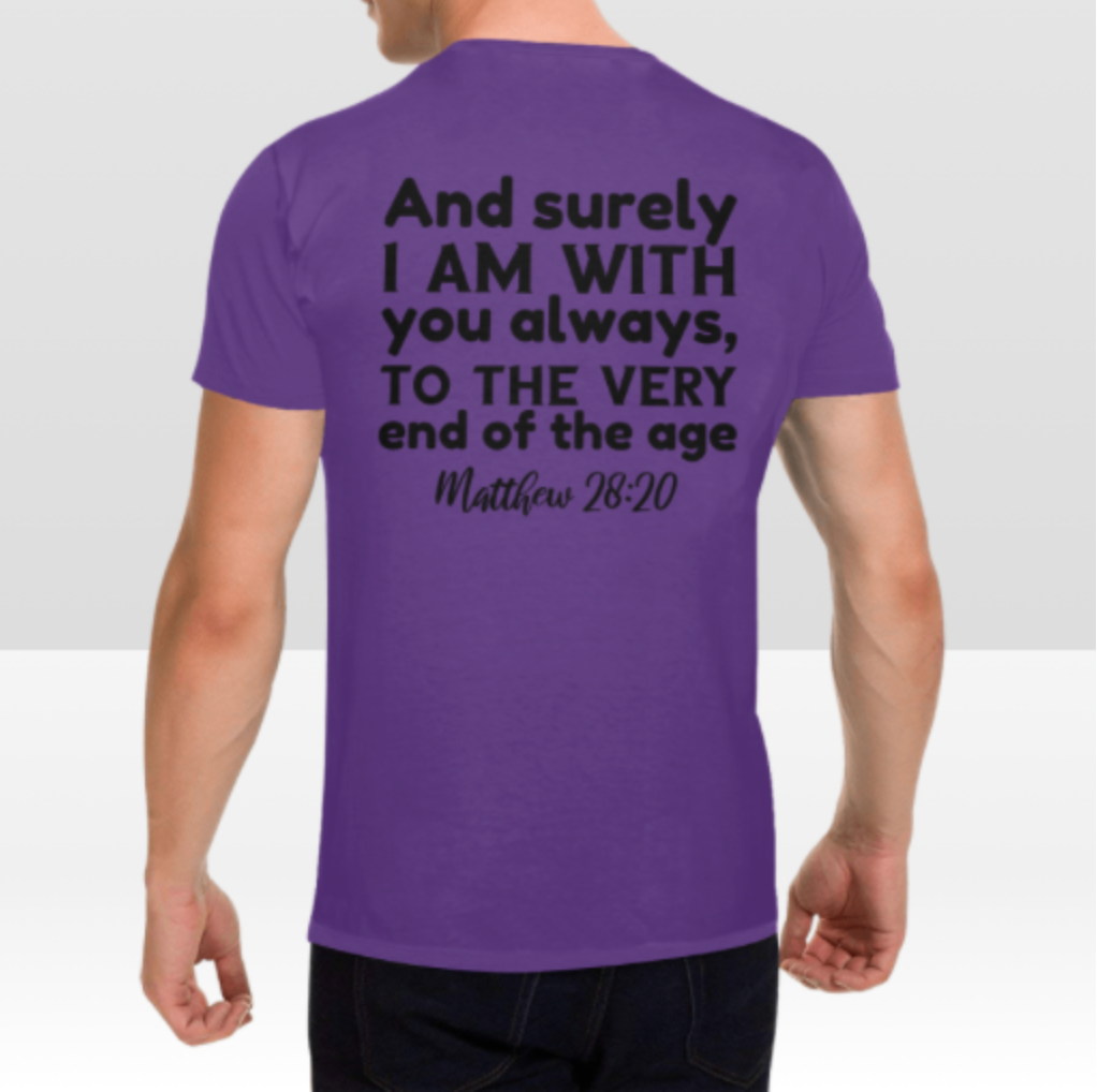 MATTHEW 28:20 MENS T-SHIRT