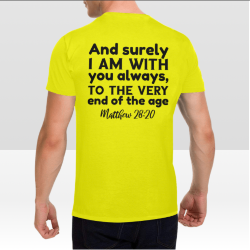 MATTHEW 28:20 MENS T-SHIRT