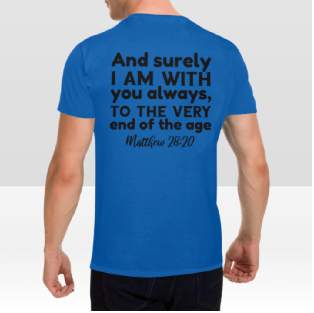 MATTHEW 28:20 MENS T-SHIRT
