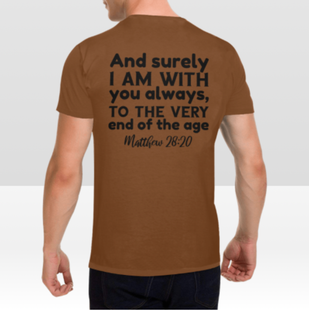 MATTHEW 28:20 MENS T-SHIRT