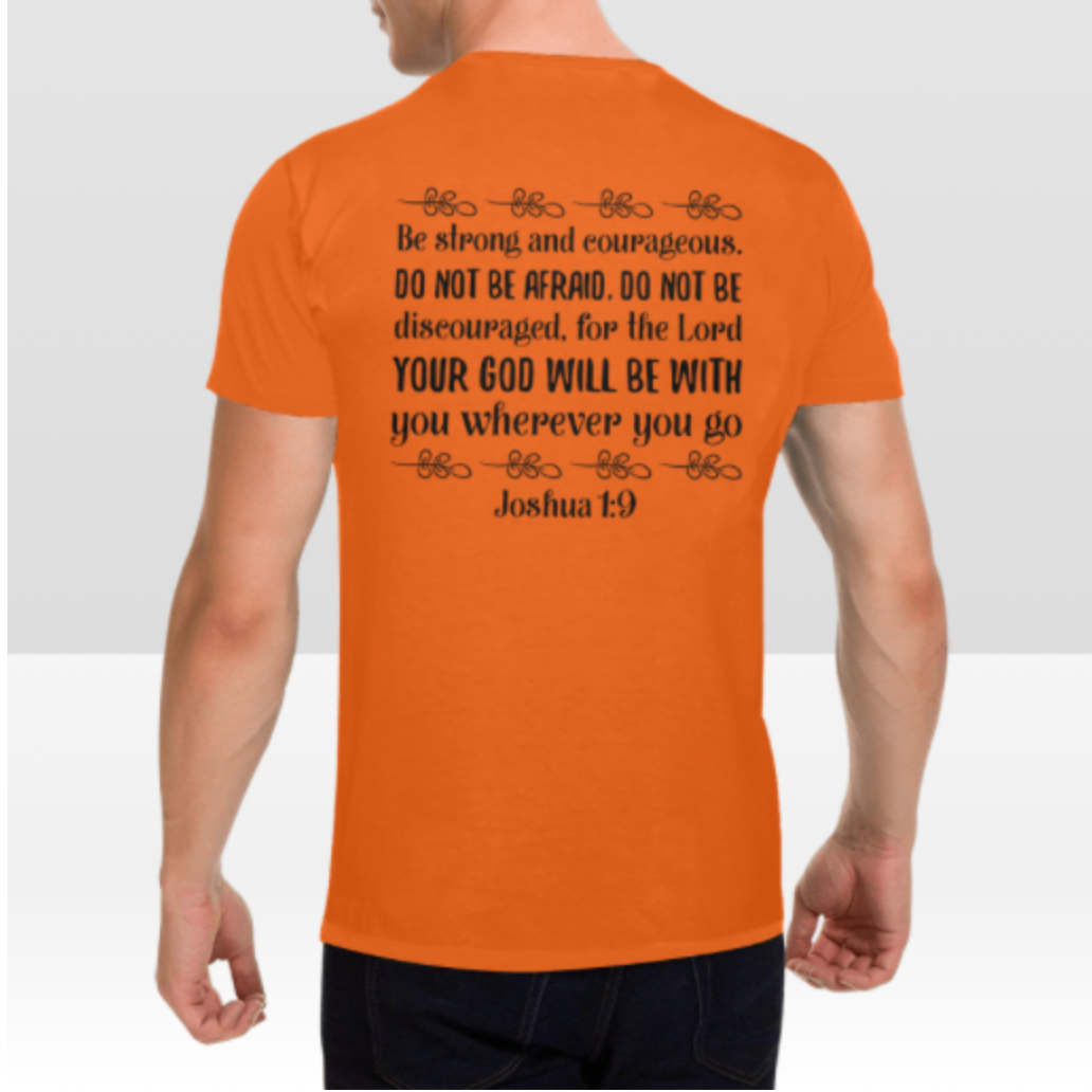 JOSHUA 1:9 MENS T-SHIRT