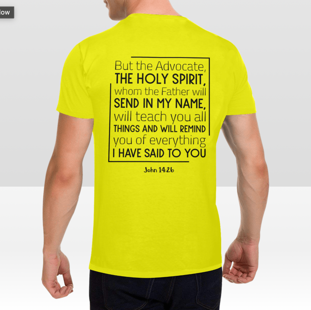 JOHN 14:26 MENS T-SHIRT