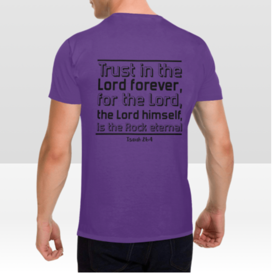 ISAIAH 26:4 MENS T-SHIRT