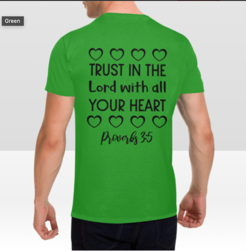 PROVERBS 3:5 MENS T-SHIRT