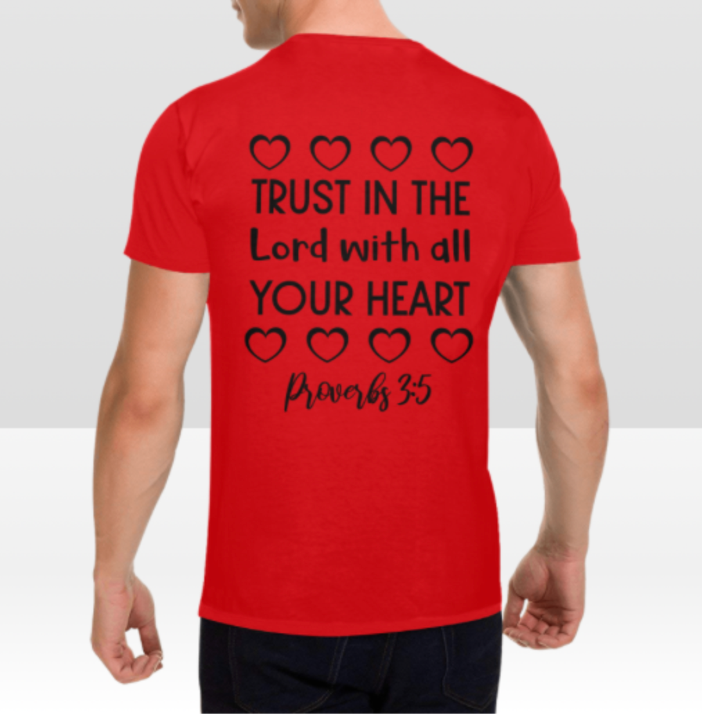 PROVERBS 3:5 MENS T-SHIRT